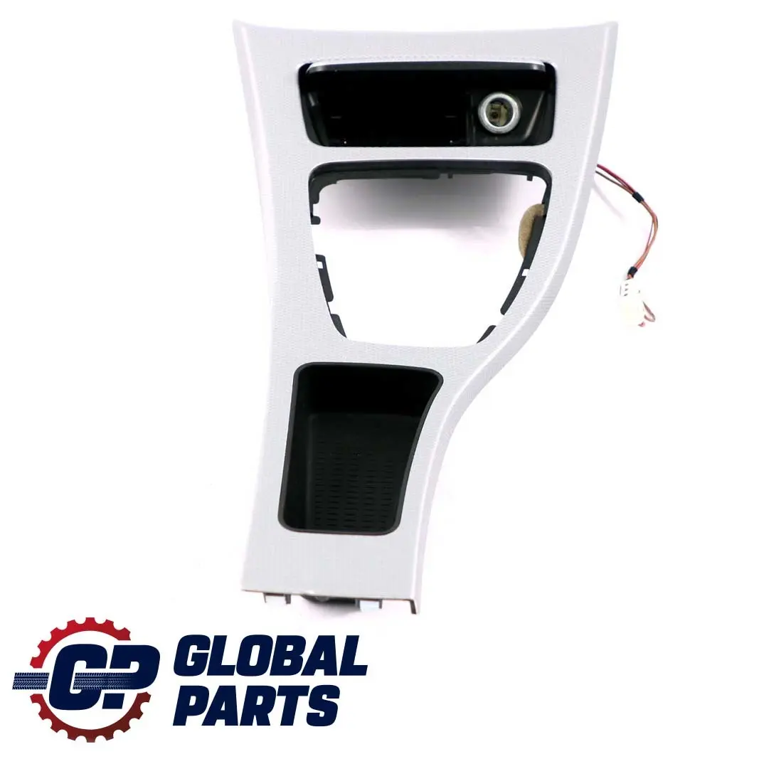 Centre Console Trim Ashtray Glacier Silber Silver to BMW 3 Series 2 E90 E91 Cover with Part number 9145138 BMW 3 Series 2 E90 E91 Cover Centre Console Trim Ashtray Glacier Silber Silver - SKU rhd-9145138-2 - Part number 9145138