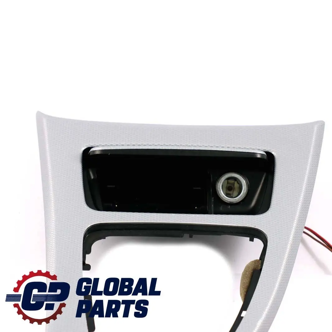 Centre Console Trim Ashtray Glacier Silber Silver to BMW 3 Series 2 E90 E91 Cover with Part number 9145138 BMW 3 Series 2 E90 E91 Cover Centre Console Trim Ashtray Glacier Silber Silver - SKU rhd-9145138-2 - Part number 9145138