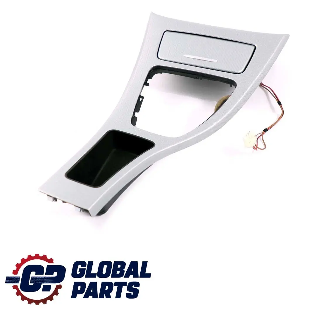 BMW 3 Series 2 E90 E91 Cover Centre Console Trim Ashtray Glacier Silber Silver - SKU rhd-9145138-2 - Part number 9145138