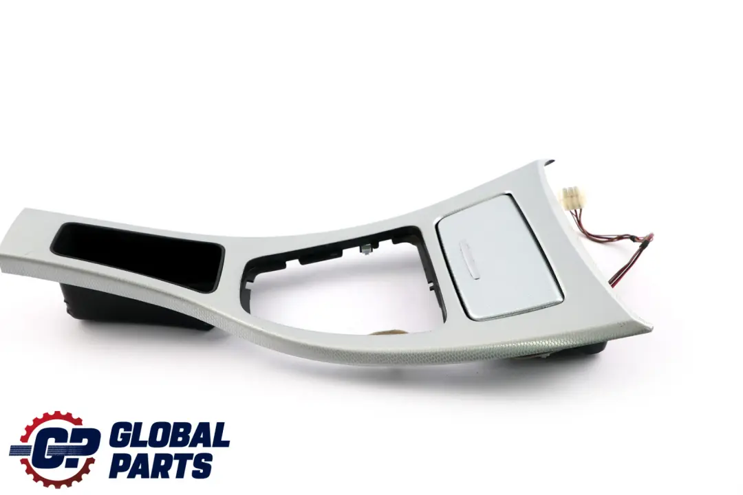 BMW 3 Series 3 E90 E91 Cover Centre Console Trim Ashtray Glacier Silber Silver - SKU rhd-9145138-3 - Part number 9145138