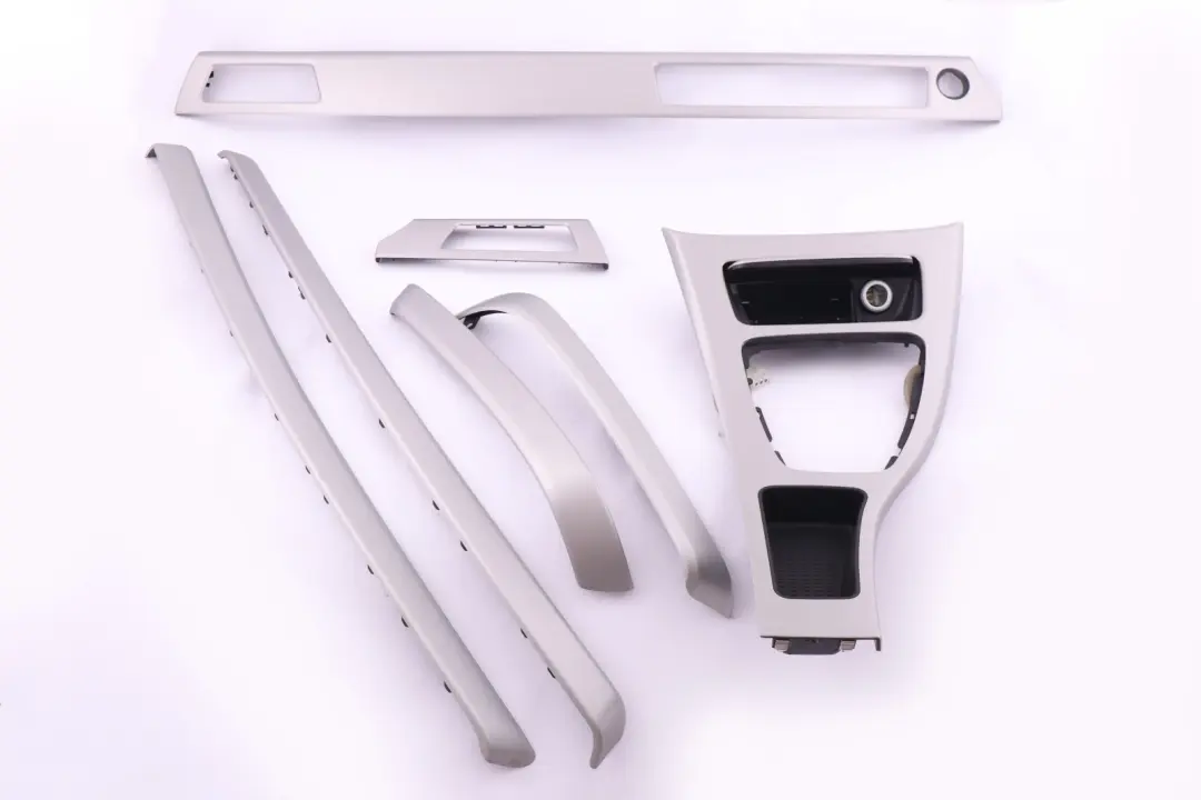 BMW 3 Series 2 E90 E91 LCI Interior Dashboard Ashtray Trim Set Feinschliff Alu - SKU rhd-9145142-2 - Part number 9145142