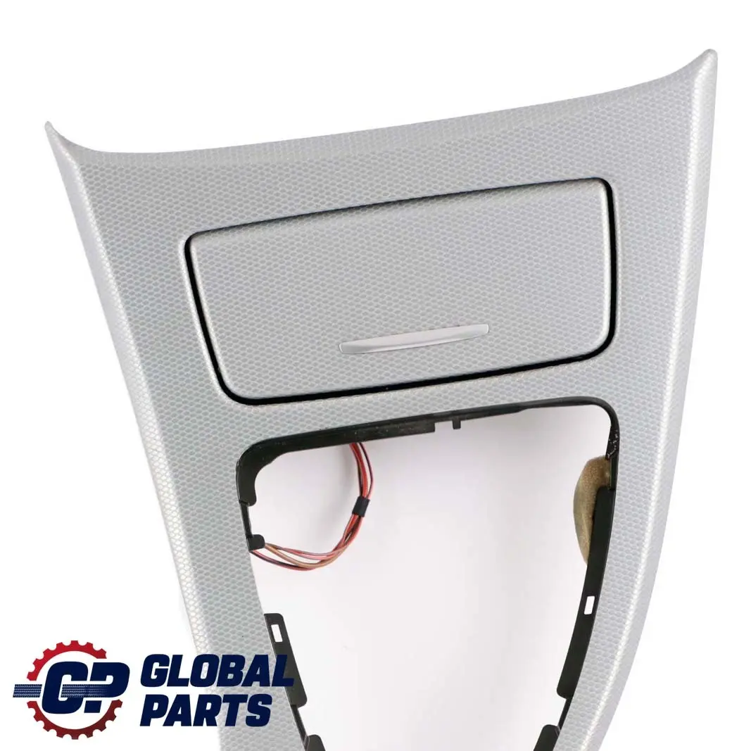 Centre Console Trim Ashtray Glacier Silber Silver to BMW 3 E90 E91 Cover with Part number 9145150 BMW 3 E90 E91 Cover Centre Console Trim Ashtray Glacier Silber Silver - SKU rhd-9145150-1 - Part number 9145150