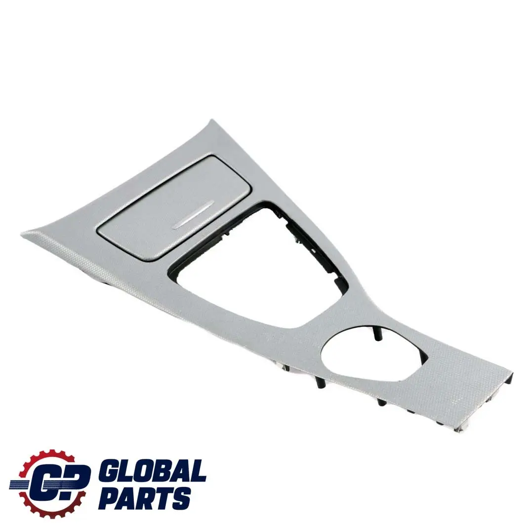 BMW 3 E90 E91 Cover Centre Console Trim Ashtray Glacier Silber Silver - SKU rhd-9145150-1 - Part number 9145150