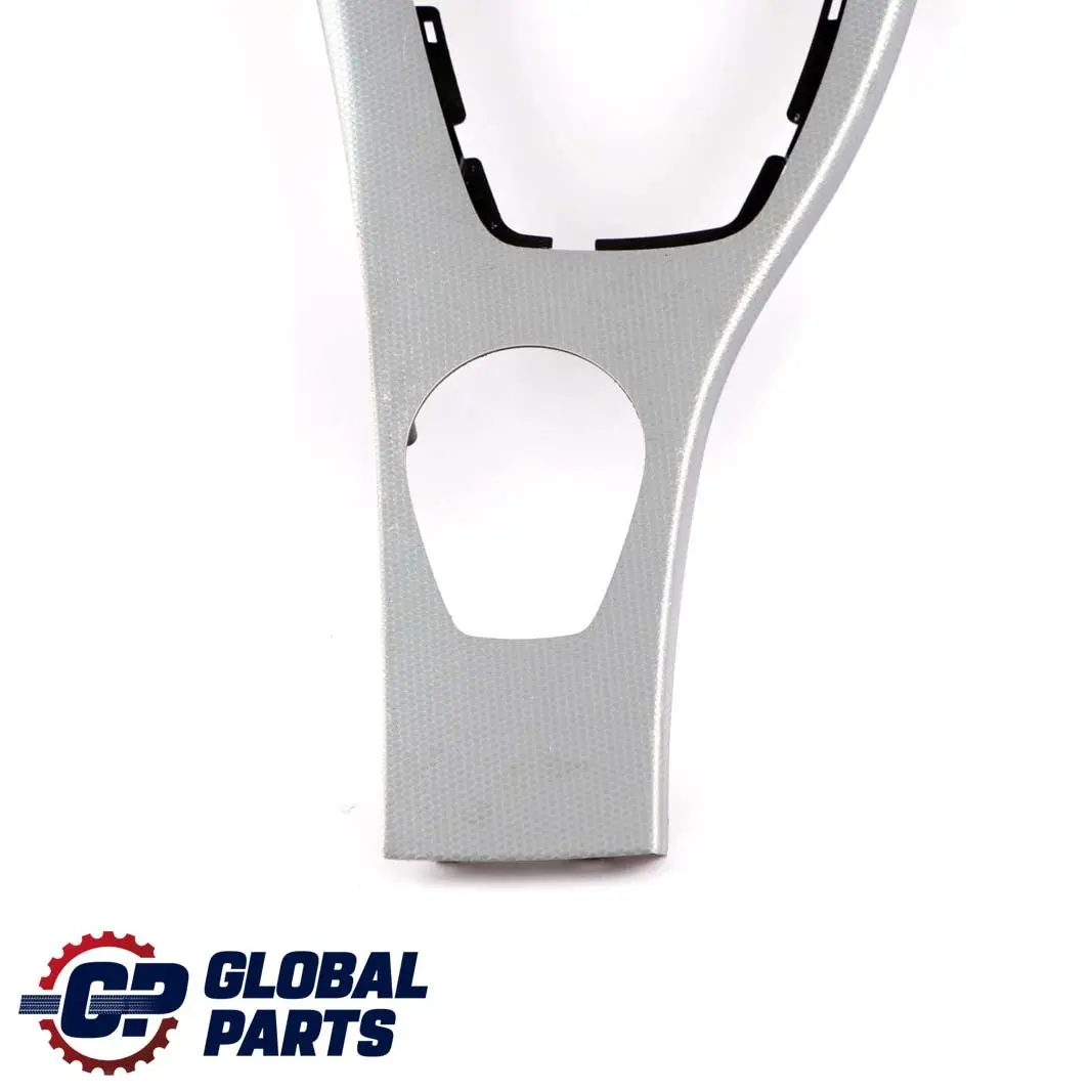 BMW 3 E90 E91 Cover Centre Console Trim Ashtray Glacier Silber Silver - SKU rhd-9145150 - Part number 9145150