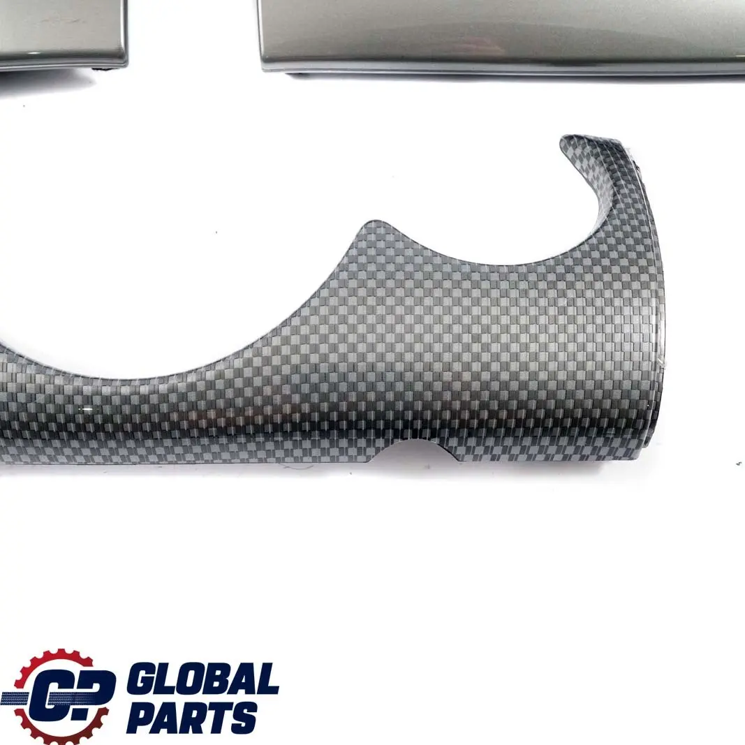 BMW Mini Cooper R50 R53 Set Dashboard Panel Dash Trim Strip Cover Royal Grey - SKU rhd-9145881 - Part number 9145881