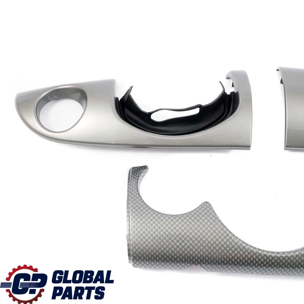 BMW Mini Cooper R50 R53 Set Dashboard Panel Dash Trim Strip Cover Royal Grey - SKU rhd-9145881 - Part number 9145881
