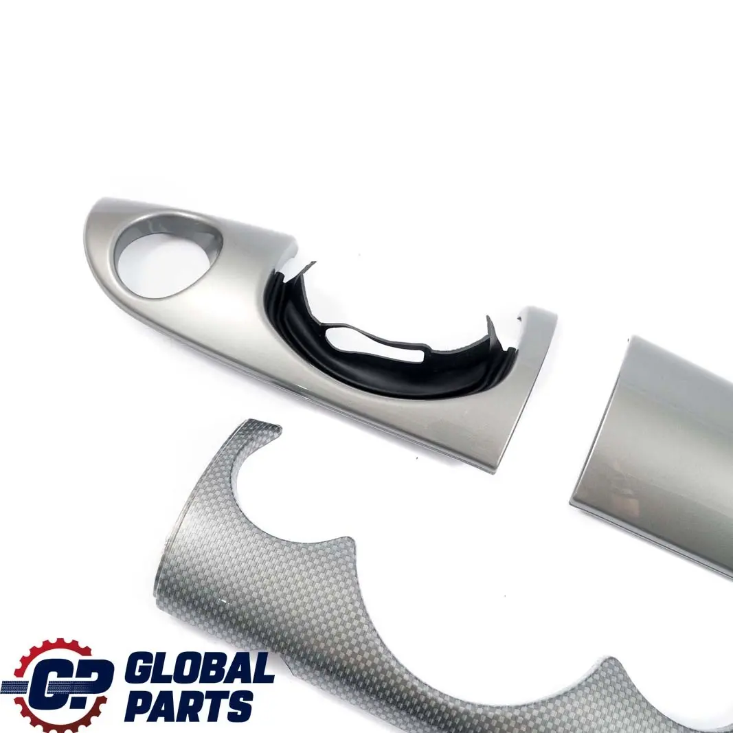 BMW Mini Cooper R50 R53 Set Dashboard Panel Dash Trim Strip Cover Royal Grey - SKU rhd-9145881 - Part number 9145881