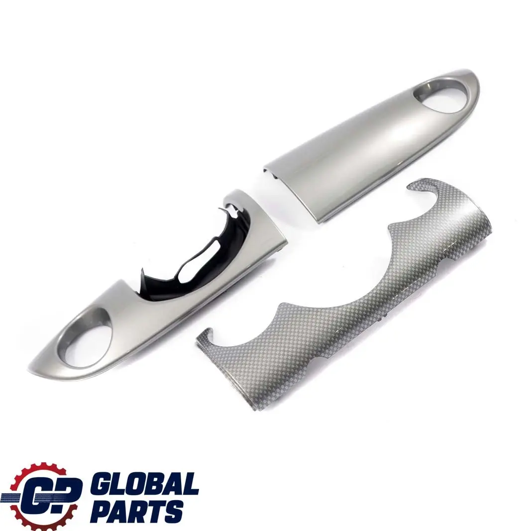 BMW Mini Cooper R50 R53 Set Dashboard Panel Dash Trim Strip Cover Royal Grey - SKU rhd-9145881 - Part number 9145881