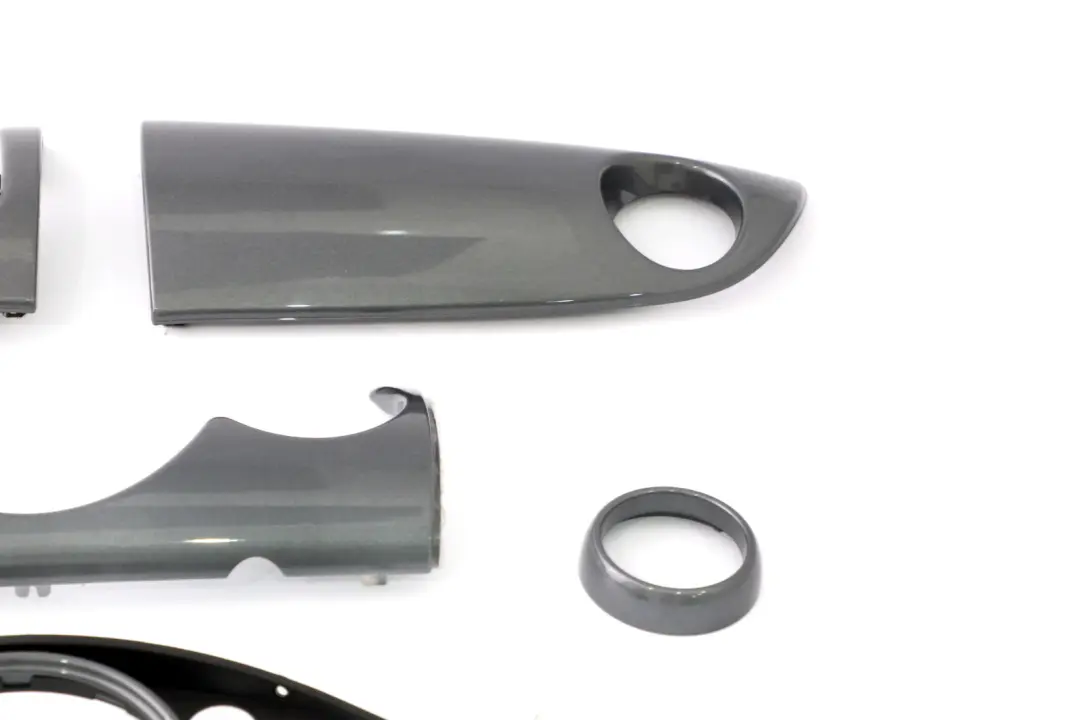Set Dashboard Panel Trim Strip Cover Anthracite Silver to BMW Mini 7 R50 R53 with Part number 9146314 BMW Mini 7 R50 R53 Set Dashboard Panel Trim Strip Cover Anthracite Silver - SKU rhd-9146314-7 - Part number 9146314