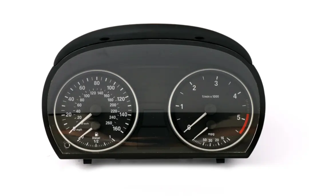 BMW 3 Series E90 E91 E92 Diesel Manual Instrument Speedometer Clocks - SKU rhd-9148031-1 - Part number 9148031