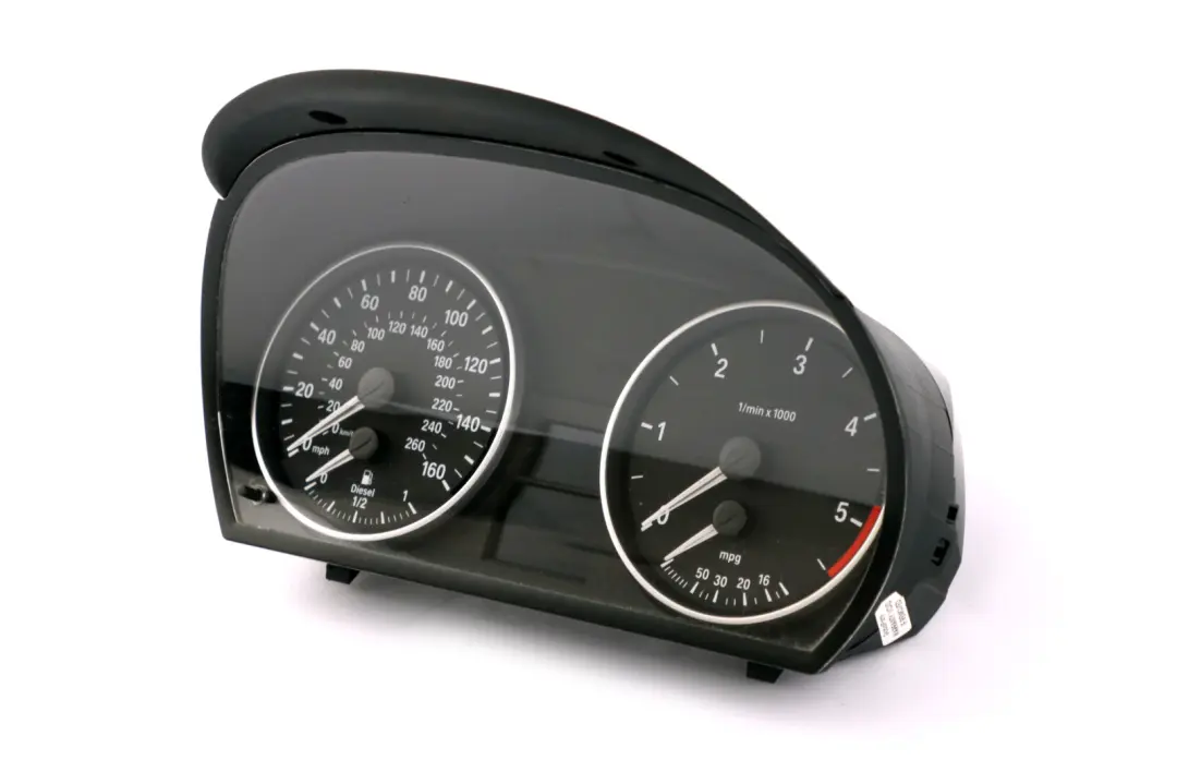 BMW 3 Series E90 E91 E92 Diesel Manual Instrument Speedometer Clocks - SKU rhd-9148031-1 - Part number 9148031