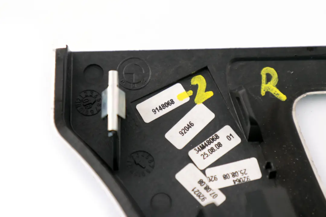 BMW 3 Series E90 E91 LCI Cover Dashboard Aluminium Right O/S Glacier Silber - SKU rhd-9148068-2 - Part number 9148068