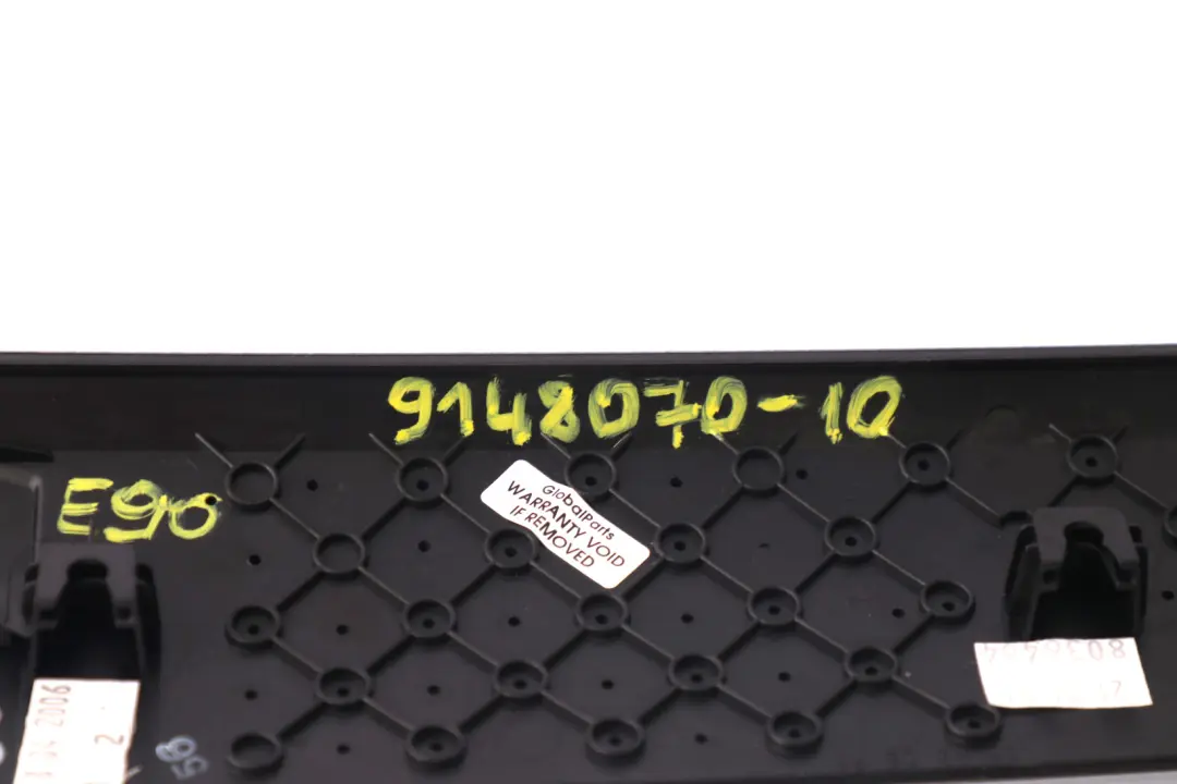 Trim Dashboard Aluminium Left N/S Glacier Silver to BMW 3 Series 10 E90 E91 Cover with Part number 9148070 BMW 3 Series 10 E90 E91 Cover Trim Dashboard Aluminium Left N/S Glacier Silver - SKU rhd-9148070-10 - Part number 9148070