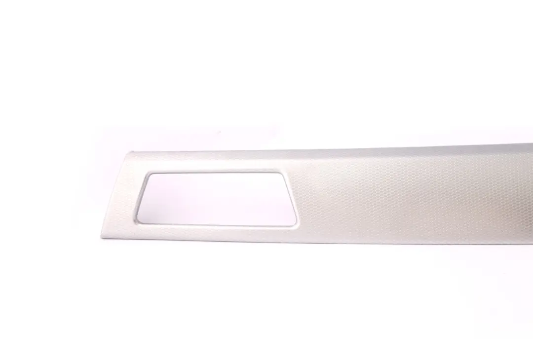 Trim Dashboard Aluminium Left N/S Glacier Silver to BMW 3 Series 10 E90 E91 Cover with Part number 9148070 BMW 3 Series 10 E90 E91 Cover Trim Dashboard Aluminium Left N/S Glacier Silver - SKU rhd-9148070-10 - Part number 9148070