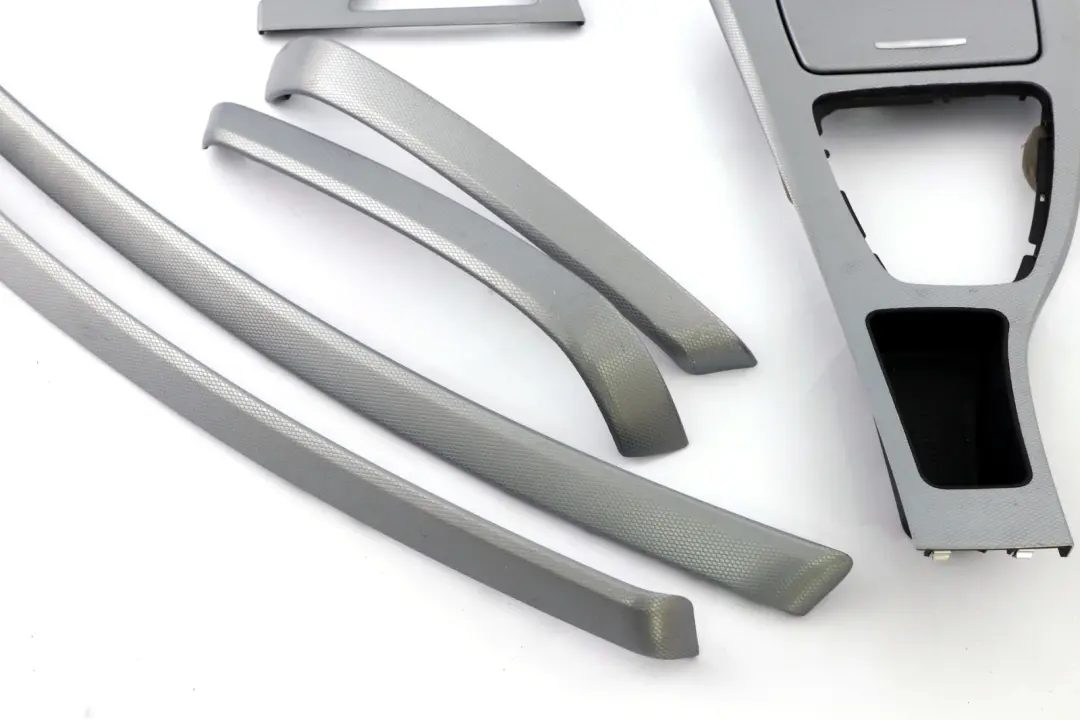 BMW 3 Series 11 E90 Set Cover Dash Trim Strip Aluminium Glacier Silber Silver - SKU rhd-9148070-11 - Part number 9148070