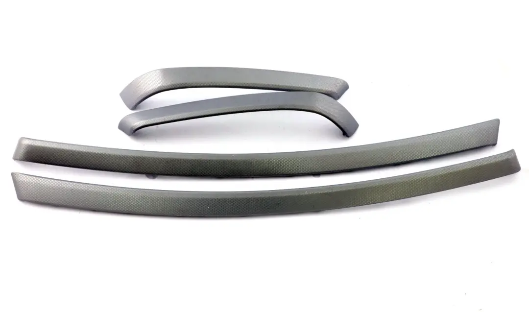 BMW 3 Series 11 E90 Set Cover Dash Trim Strip Aluminium Glacier Silber Silver - SKU rhd-9148070-11 - Part number 9148070