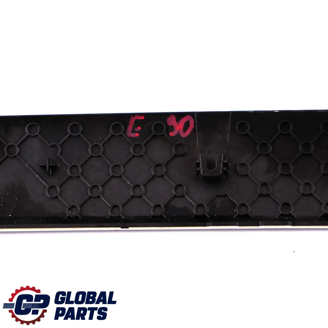 Trim Strip Dashboard Aluminium Left N/S Glacier Silber to BMW 3 Series E90 Cover with Part number 9148070 BMW 3 Series E90 Cover Trim Strip Dashboard Aluminium Left N/S Glacier Silber - SKU rhd-9148070-2 - Part number 9148070