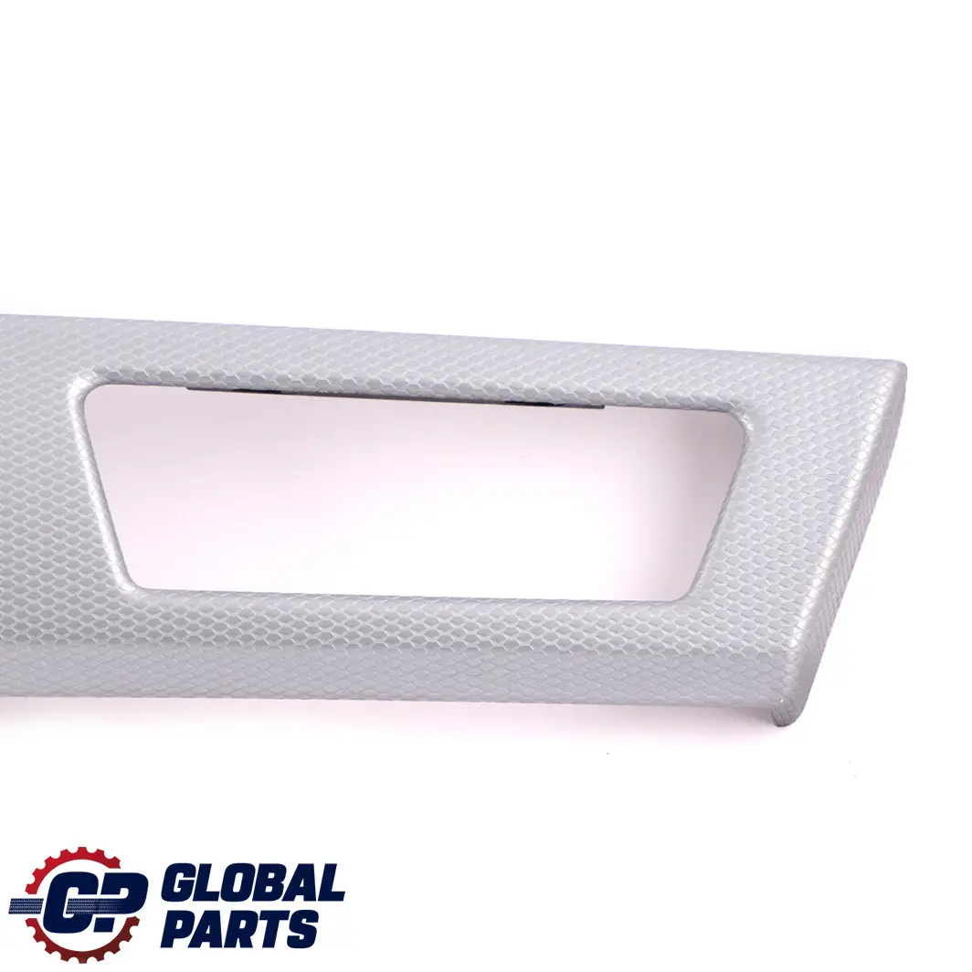 BMW 3 Series E90 Cover Trim Strip Dashboard Aluminium Left N/S Glacier Silber - SKU rhd-9148070-2 - Part number 9148070