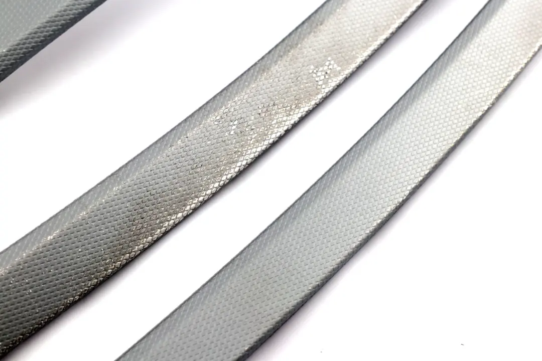 Set Cover Dash Trim Strip Aluminium Glacier Silber to BMW 3 Series 4 E90 with Part number 9148070 BMW 3 Series 4 E90 Set Cover Dash Trim Strip Aluminium Glacier Silber - SKU rhd-9148070-4 - Part number 9148070