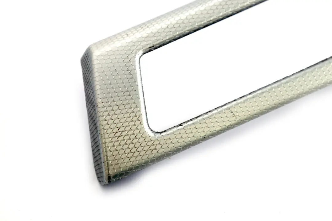 Trim Dashboard Aluminium Left N/S Glacier Silver to BMW 3 Series 7 E90 Cover with Part number 9148070 BMW 3 Series 7 E90 Cover Trim Dashboard Aluminium Left N/S Glacier Silver - SKU rhd-9148070-7 - Part number 9148070