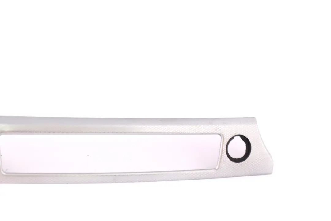 Trim Dashboard Aluminium Left N/S Glacier Silver to BMW 3 Series 9 E90 E91 Cover with Part number 9148070 BMW 3 Series 9 E90 E91 Cover Trim Dashboard Aluminium Left N/S Glacier Silver - SKU rhd-9148070-9 - Part number 9148070