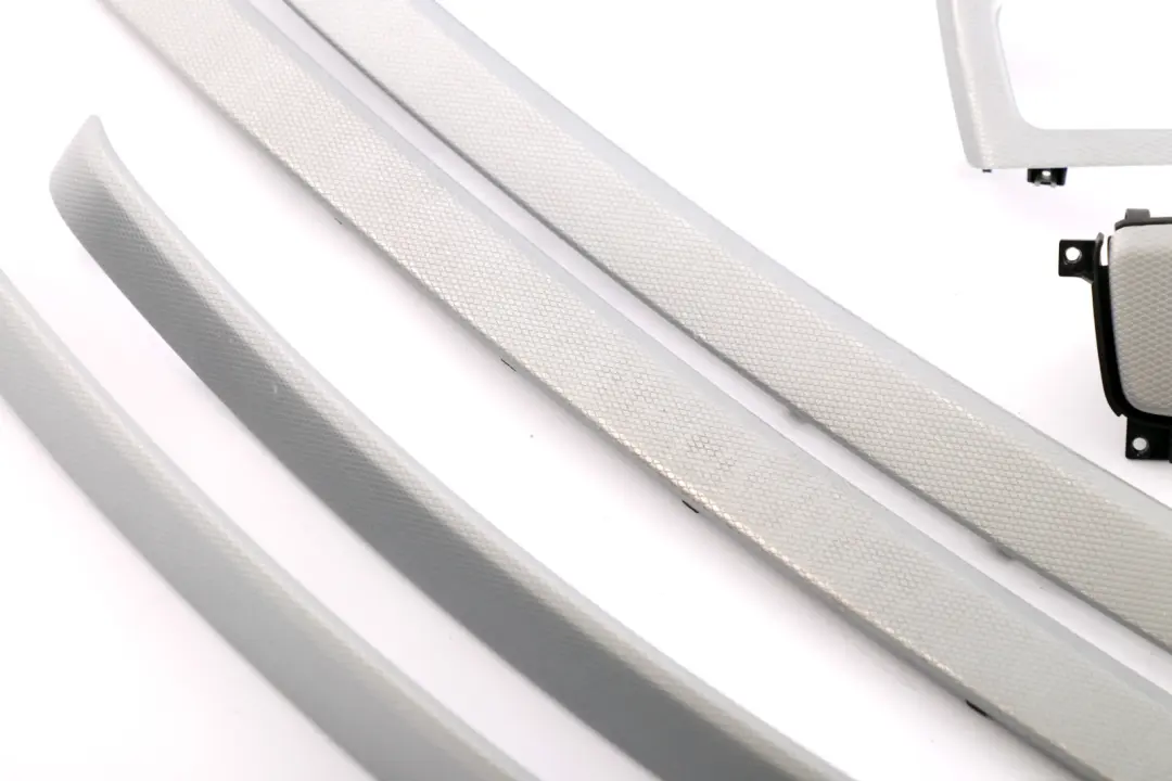 Complete Interior Trim Set Dashboard Dash Glaciersilber Silver to BMW 3 Series E92 with Part number 9148505 BMW 3 Series E92 Complete Interior Trim Set Dashboard Dash Glaciersilber Silver - SKU rhd-9148505 - Part number 9148505