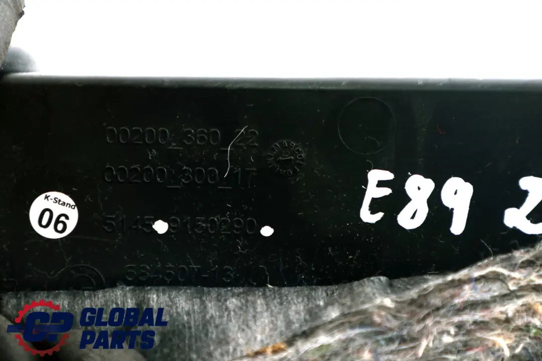 Passenger's Footwell Trim Panel Left N/S to BMW Z4 Series E89 Cabrio Cover with Part number 9150290 BMW Z4 Series E89 Cabrio Cover Passenger's Footwell Trim Panel Left N/S - SKU rhd-9150290 - Part number 9150290