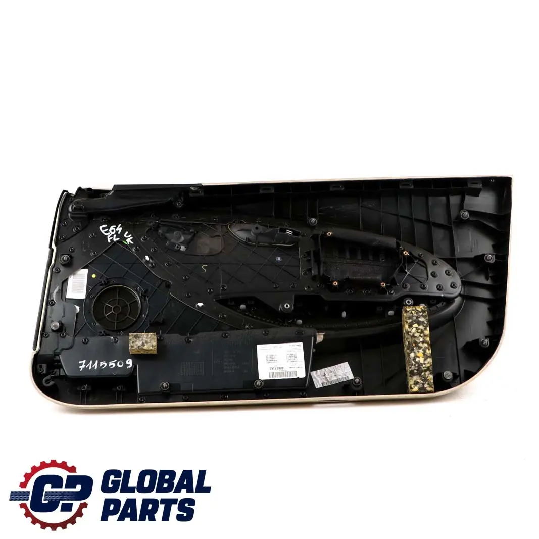 Front Left N/S Door Card Leather Pearl Trim Panel Cream Beige to BMW 6 E63 E64 with Part number 9150485 BMW 6 E63 E64 Front Left N/S Door Card Leather Pearl Trim Panel Cream Beige - SKU rhd-9150485 - Part number 9150485