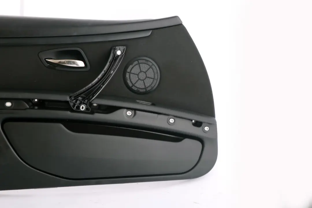 Front Left N/S Door Card Cloth Lining Anthracite Trim Panel to BMW 3 Series E92 1 with Part number 9152615 BMW 3 Series E92 1 Front Left N/S Door Card Cloth Lining Anthracite Trim Panel - SKU rhd-9152615-1 - Part number 9152615