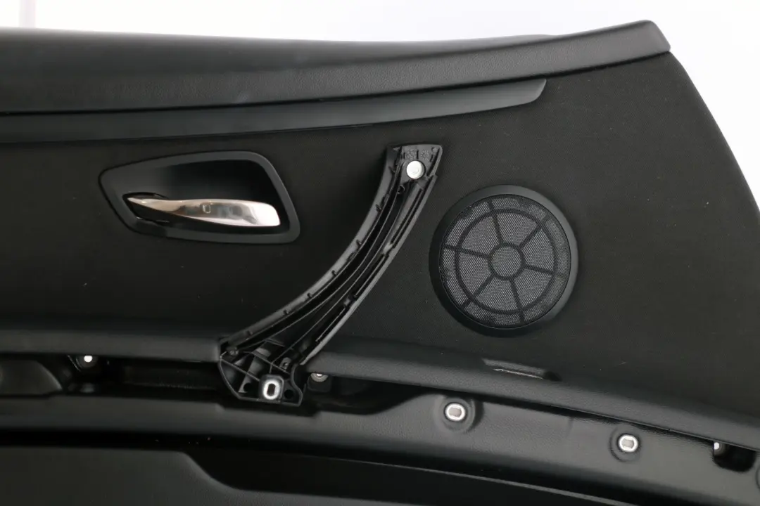 Front Left N/S Door Card Cloth Lining Anthracite Trim Panel to BMW 3 Series E92 1 with Part number 9152615 BMW 3 Series E92 1 Front Left N/S Door Card Cloth Lining Anthracite Trim Panel - SKU rhd-9152615-1 - Part number 9152615