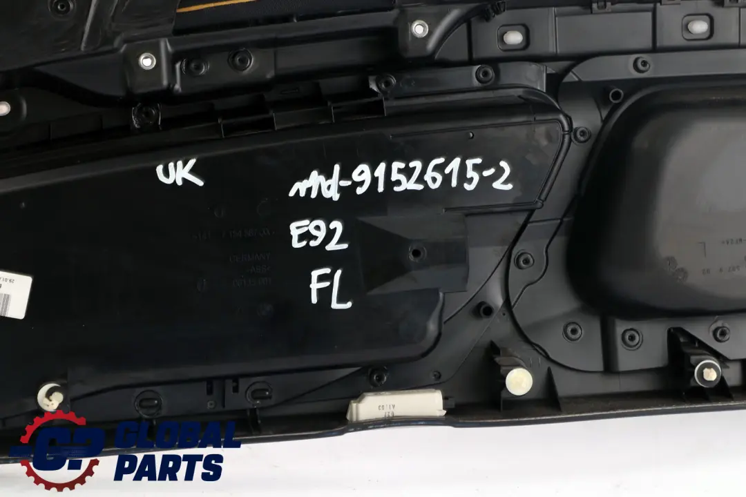 Front Left N/S Door Card Cloth Lining Anthracite Trim Panel to BMW 3 Series E92 2 with Part number 9152615 BMW 3 Series E92 2 Front Left N/S Door Card Cloth Lining Anthracite Trim Panel - SKU rhd-9152615-2 - Part number 9152615