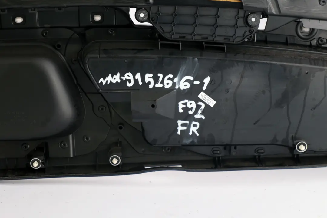 Front Right O/S Door Card Cloth Lining Anthracite Trim Panel to BMW 3 Series E92 1 with Part number 9152616 BMW 3 Series E92 1 Front Right O/S Door Card Cloth Lining Anthracite Trim Panel - SKU rhd-9152616-1 - Part number 9152616