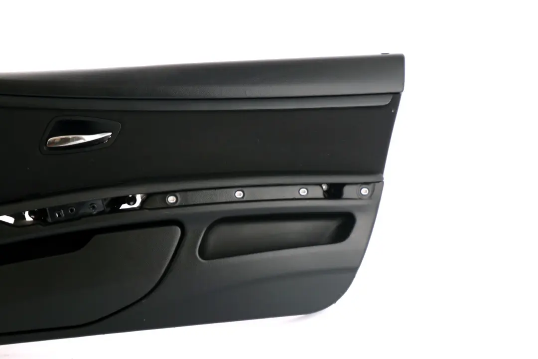 Front Right O/S Door Card Cloth Lining Anthracite Trim Panel to BMW 3 Series E92 1 with Part number 9152616 BMW 3 Series E92 1 Front Right O/S Door Card Cloth Lining Anthracite Trim Panel - SKU rhd-9152616-1 - Part number 9152616