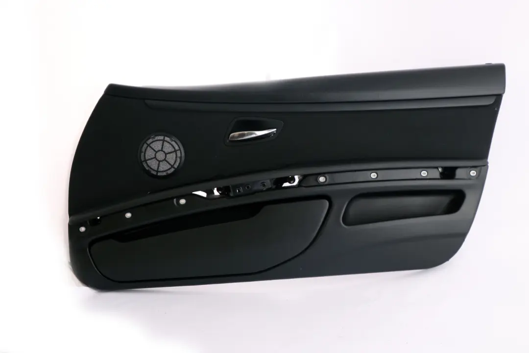 Front Right O/S Door Card Cloth Lining Anthracite Trim Panel to BMW 3 Series E92 1 with Part number 9152616 BMW 3 Series E92 1 Front Right O/S Door Card Cloth Lining Anthracite Trim Panel - SKU rhd-9152616-1 - Part number 9152616