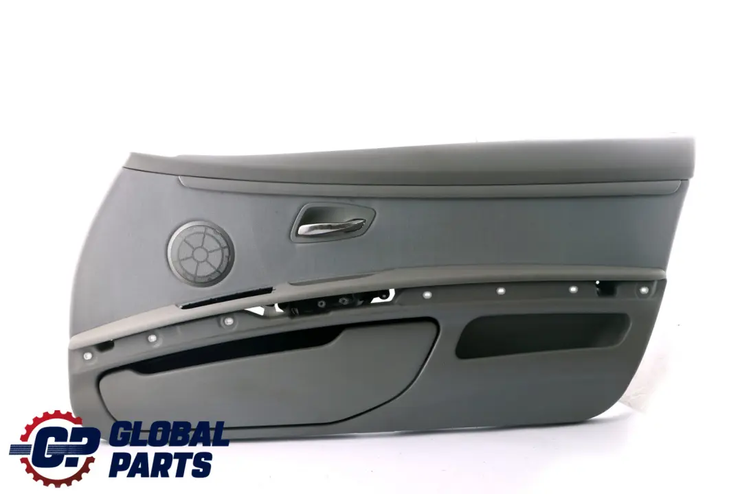 Front Right O/S Door Card Lining Trim Panel Cloth Grey to BMW 3 Series E92 E93 with Part number 9152620 BMW 3 Series E92 E93 Front Right O/S Door Card Lining Trim Panel Cloth Grey - SKU rhd-9152620 - Part number 9152620