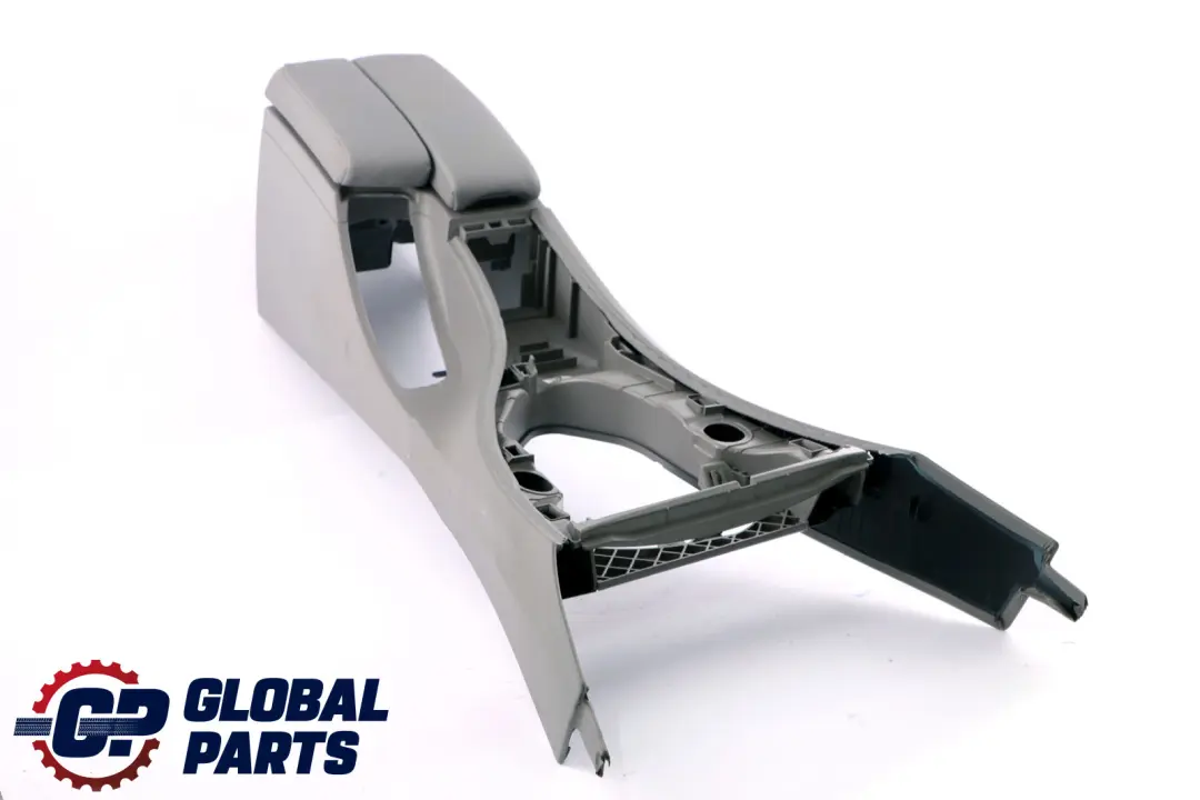 BMW 3 Series E90 E91 LCI 2 Grey Split Slide Centre Console Leatherette Armrest - SKU rhd-9153216-2 - Part number 9153216