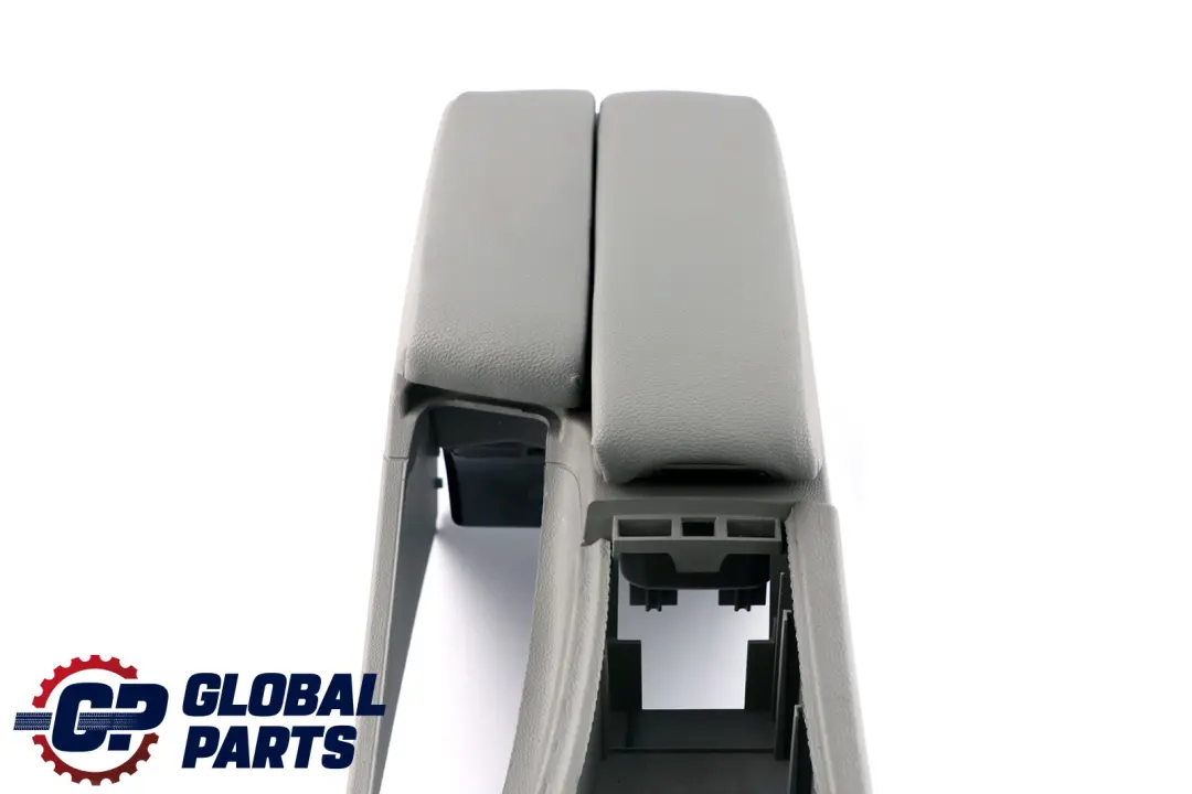 BMW 3 Series E90 E91 LCI 2 Grey Split Slide Centre Console Leatherette Armrest - SKU rhd-9153216-2 - Part number 9153216