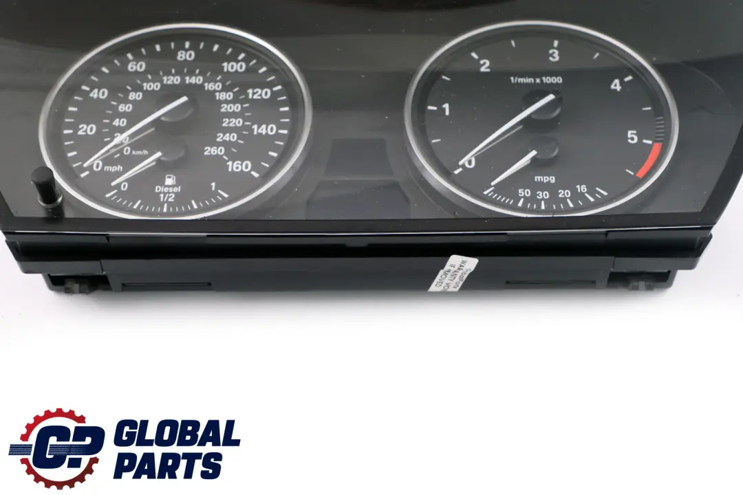 BMW 5 Series E60 E61 LCI Instrument Cluster Clocks Speedo Automatic Diesel - SKU rhd-9153756-1 - Part number 9194890