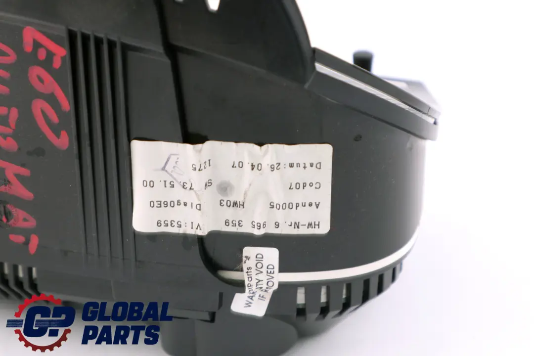 Instrument Cluster Clocks Speedo Automatic Diesel to BMW 5 Series E60 E61 LCI with Part number 9194890 BMW 5 Series E60 E61 LCI Instrument Cluster Clocks Speedo Automatic Diesel - SKU rhd-9153756-1 - Part number 9194890