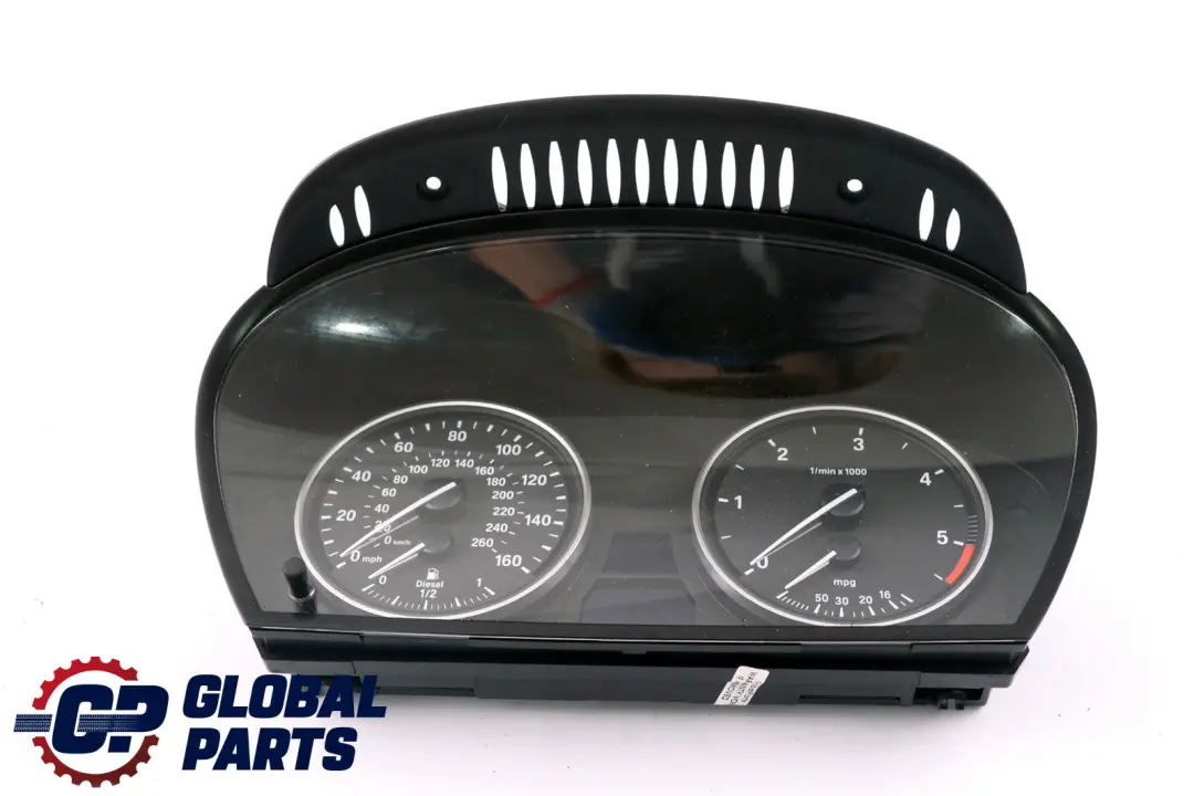 BMW 5 Series E60 E61 LCI Instrument Cluster Clocks Speedo Automatic Diesel - SKU rhd-9153756-1 - Part number 9194890