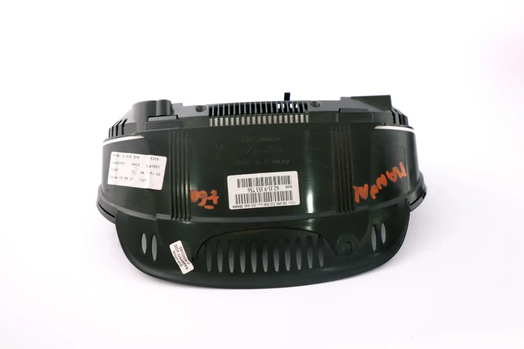 BMW 5 Series E60 E61 LCI Instrument Cluster Clocks Speedo Manual Diesel 9153756 - SKU rhd-9153756 - Part number 9194890