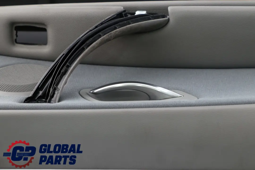 Grey Cloth Door Card Trim Panel Front Left Passenger Side to BMW 3 Series E90 E91 with Part number 9154157 BMW 3 Series E90 E91 Grey Cloth Door Card Trim Panel Front Left Passenger Side - SKU rhd-9154157 - Part number 9154157