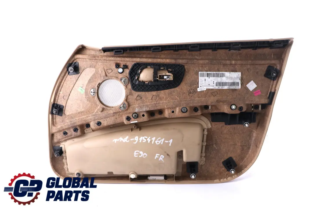 BMW 3 Series E90 E91 1 Front Left N/S Door Card Lining Cloth Fabric Beige - SKU rhd-9154161-1 - Part number 9154161