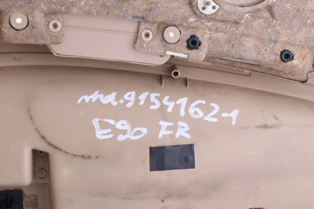 Front Right O/S Door Card Lining Cloth Fabric Beige to BMW 3 Series E90 E91 1 with Part number 9154162 BMW 3 Series E90 E91 1 Front Right O/S Door Card Lining Cloth Fabric Beige - SKU rhd-9154162-1 - Part number 9154162