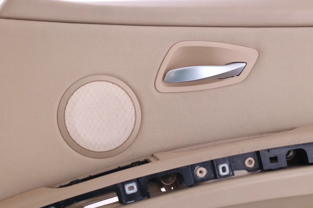 Front Right O/S Door Card Lining Cloth Fabric Beige to BMW 3 Series E90 E91 1 with Part number 9154162 BMW 3 Series E90 E91 1 Front Right O/S Door Card Lining Cloth Fabric Beige - SKU rhd-9154162-1 - Part number 9154162