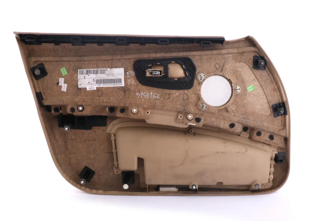 BMW 3 Series E90 E91 Front Right O/S Door Card Lining Cloth Beige - SKU rhd-9154162 - Part number 9154162