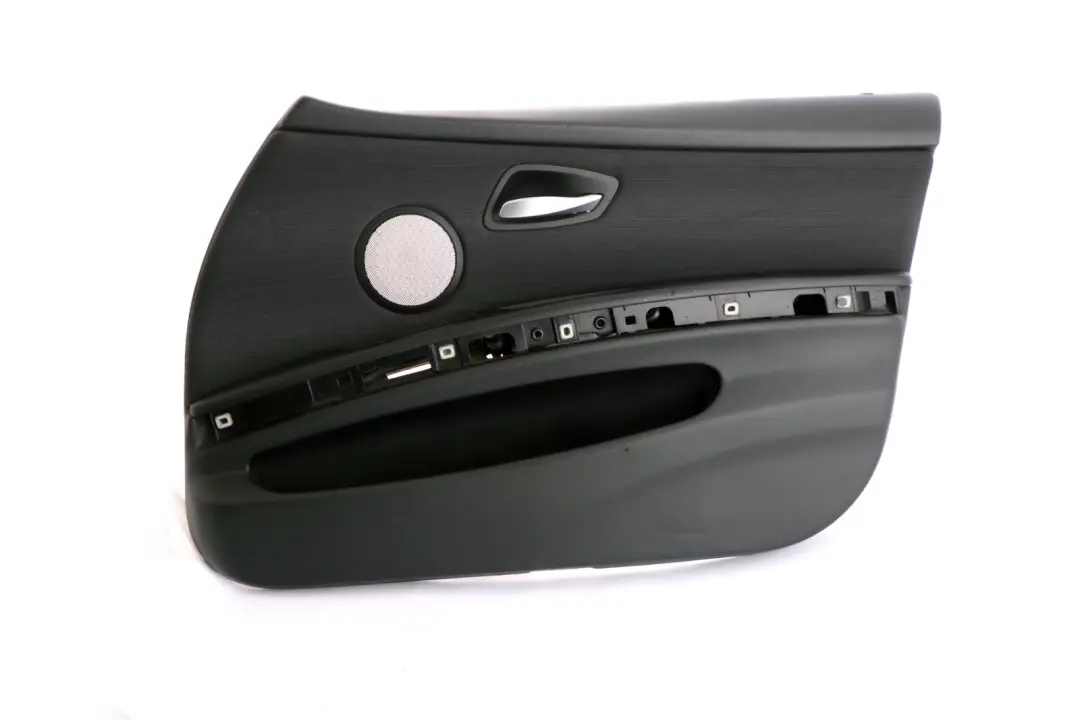 Front Right O/S Door Card Cloth Citrus Black Trim Panel to BMW 3 Series E90 E91 with Part number 9154182 BMW 3 Series E90 E91 Front Right O/S Door Card Cloth Citrus Black Trim Panel - SKU rhd-9154182 - Part number 9154182