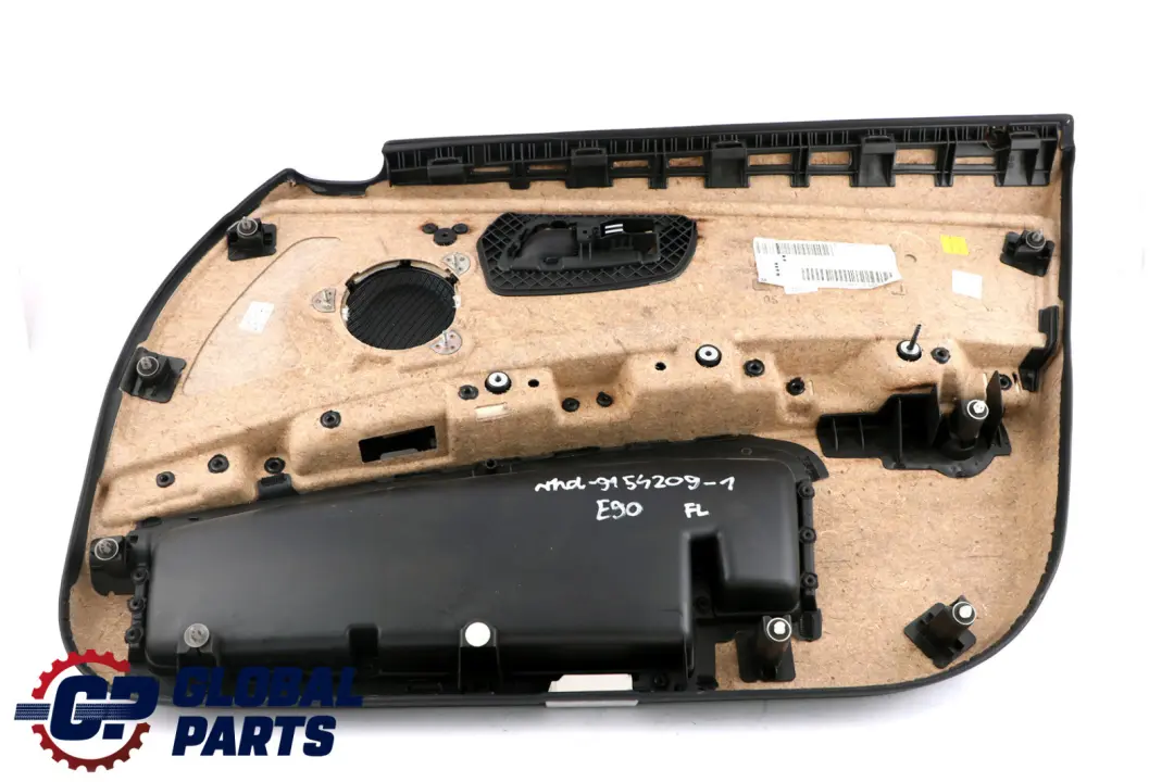 BMW 3 Series E90 E91 1 Front Left N/S Passenger Door Card Panel Lemon Leather - SKU rhd-9154209-1 - Part number 9154209