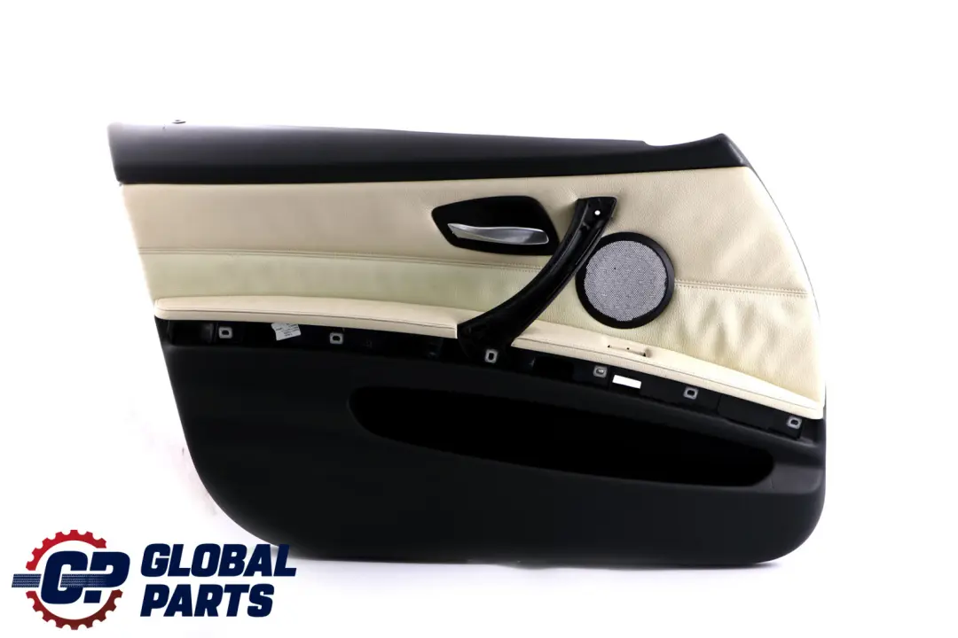 BMW 3 Series E90 E91 2 Front Left N/S Passenger Door Card Panel Lemon Leather - SKU rhd-9154209-2 - Part number 9154209
