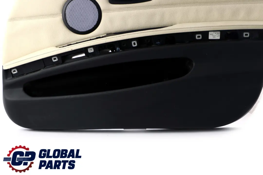 BMW 3 Series E90 E91 2 Front Right O/S Driver Door Card Panel Lemon Leather - SKU rhd-9154210-2 - Part number 9154210